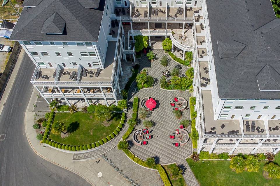 Resort from above