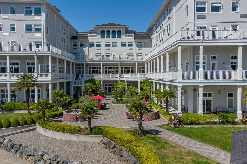 Resort from above