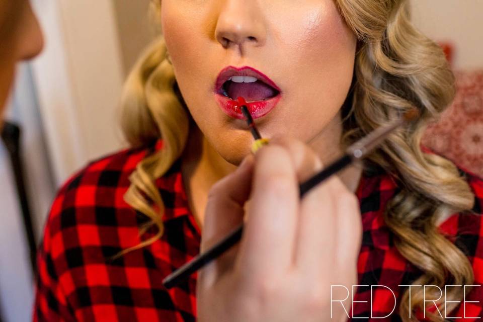 Red lip