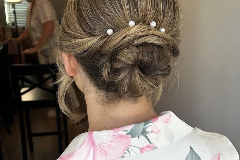 Beautiful updo