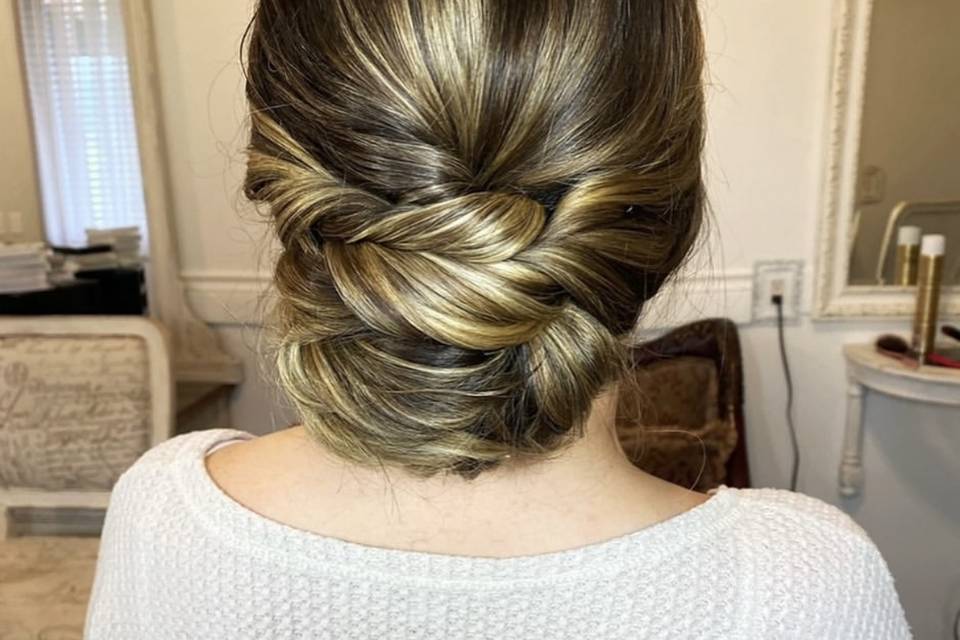 Beautiful updo