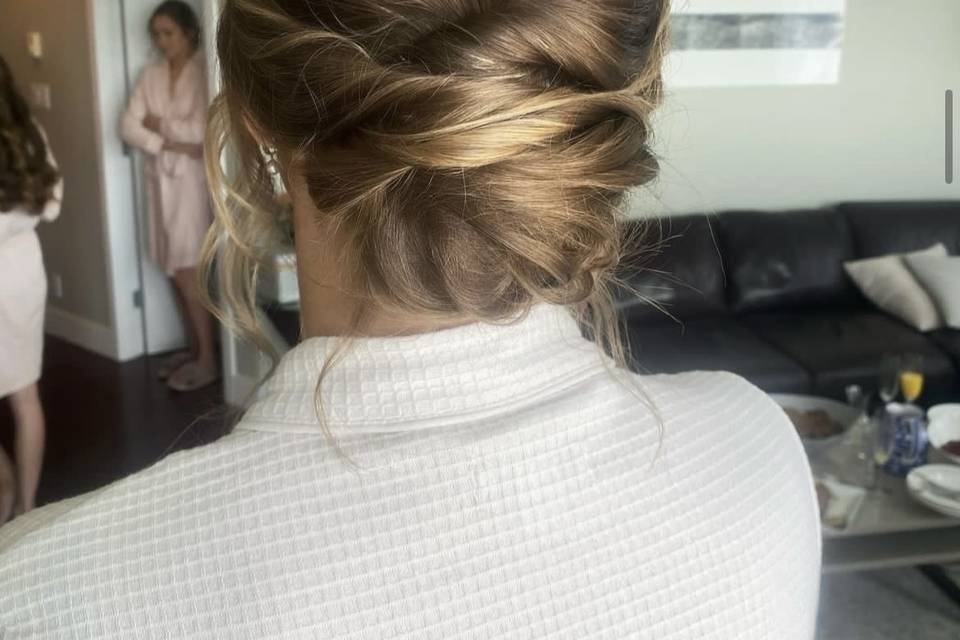 Beautiful updo