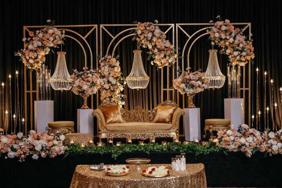 Reception decor