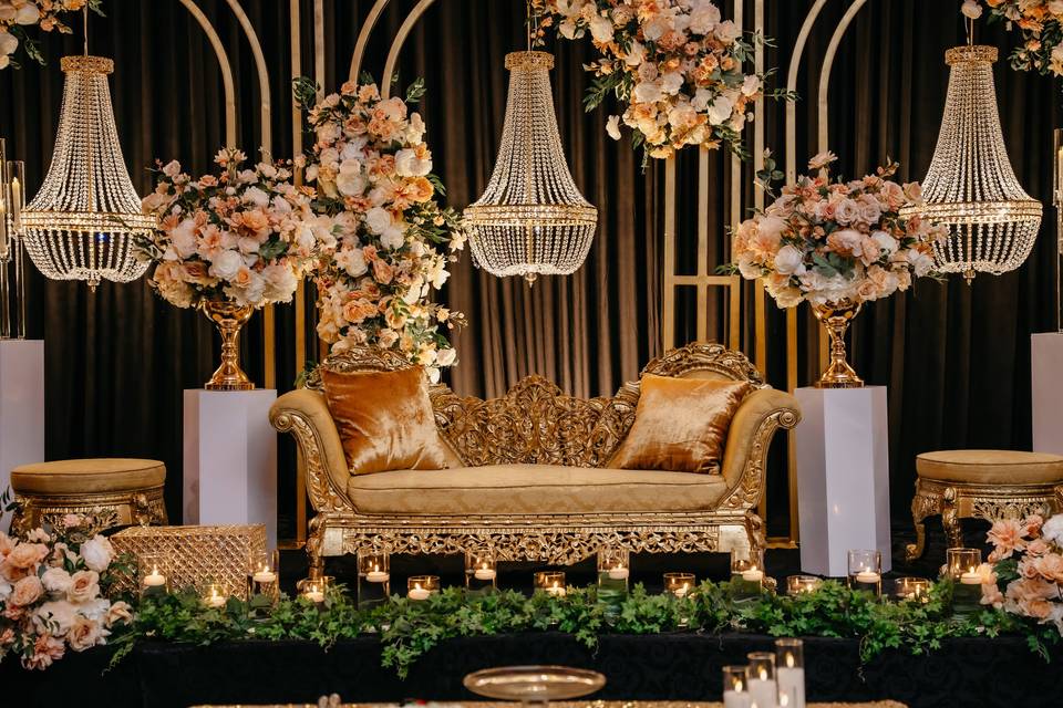 Reception decor