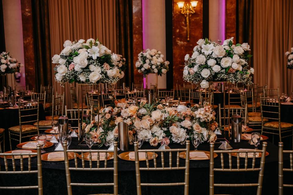 Reception decor