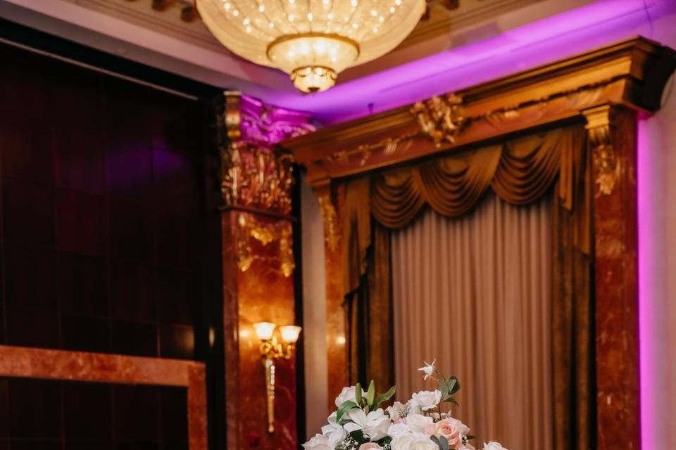 Reception decor