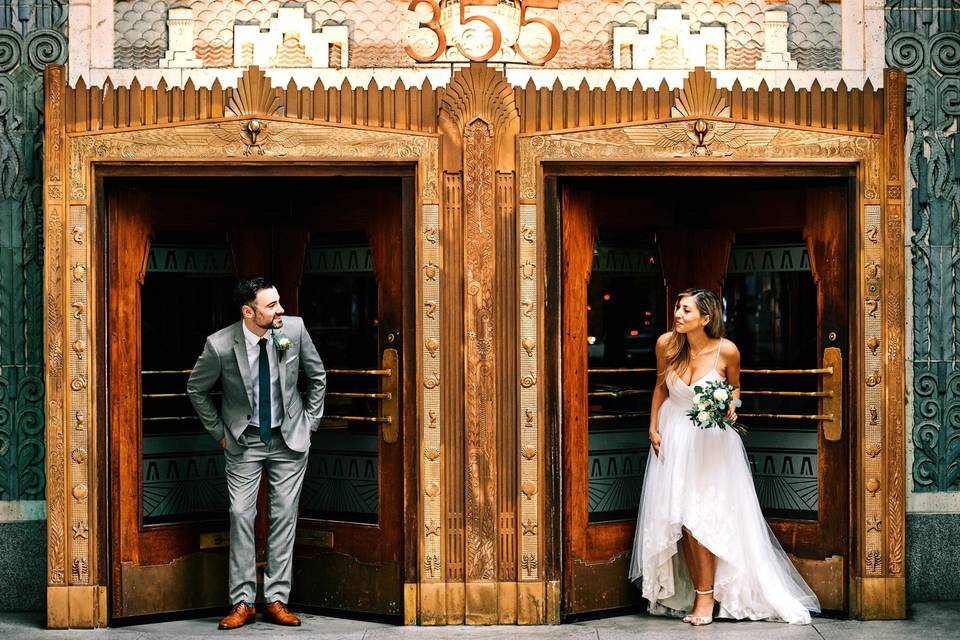 Vancouver downtown wedding