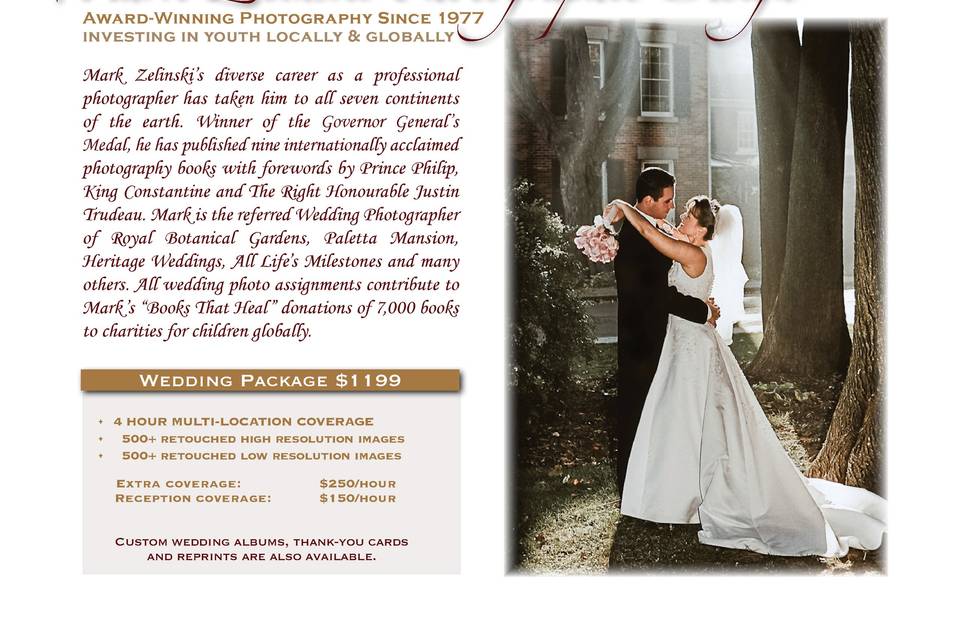 $1199 Wedding Photography