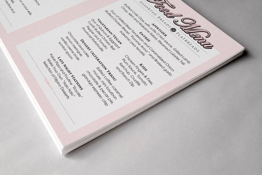 Menus