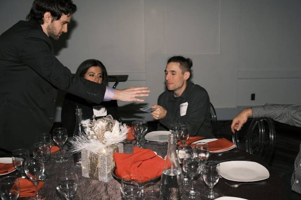 Table Magic at Corporate Event