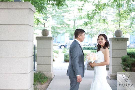 Bride and groom walkway