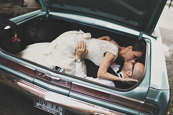 Brossard, Quebec bride and groom