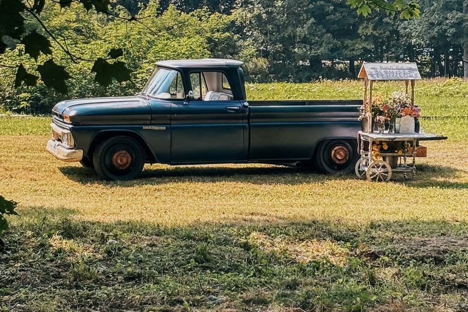 Flower stand and Truck