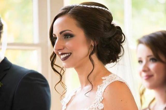 Fall wedding makeup