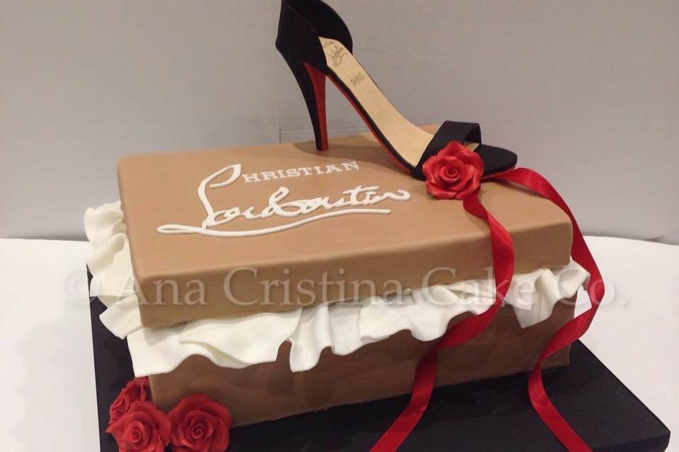 Christian louboutin cake!