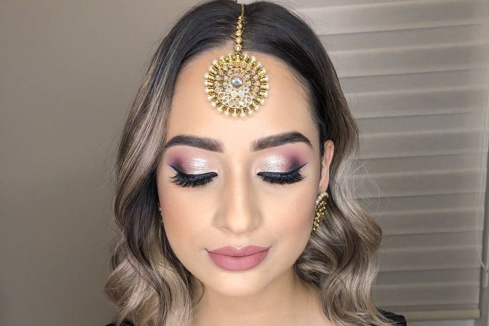 Indian bridal glam