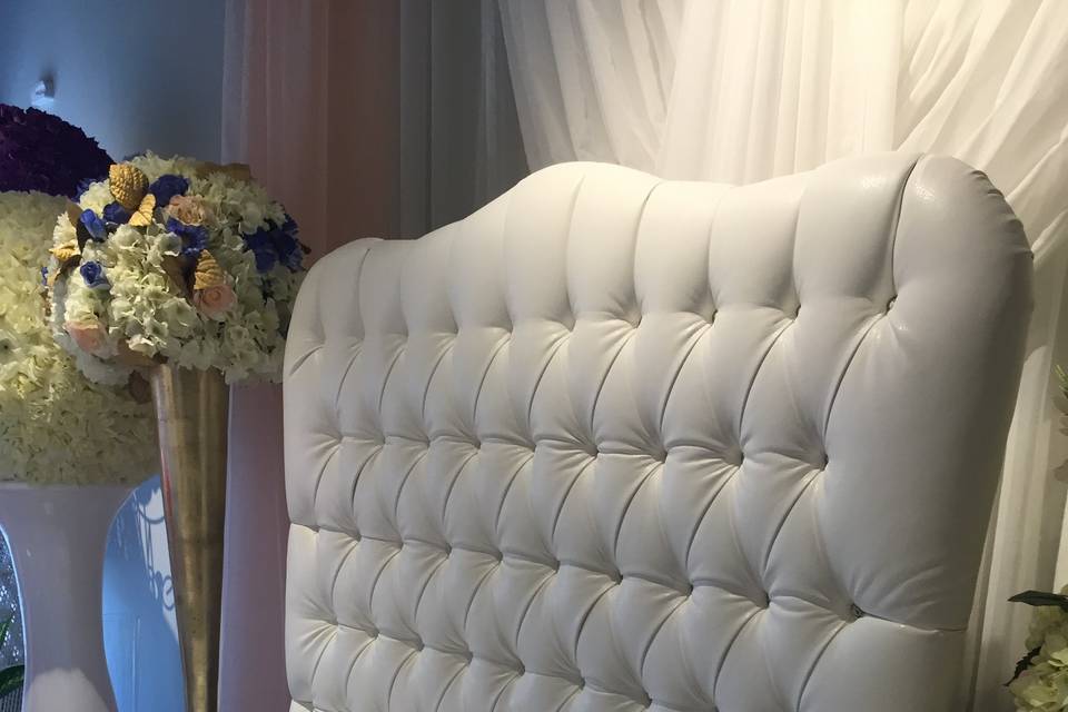 Bridal banquet bench