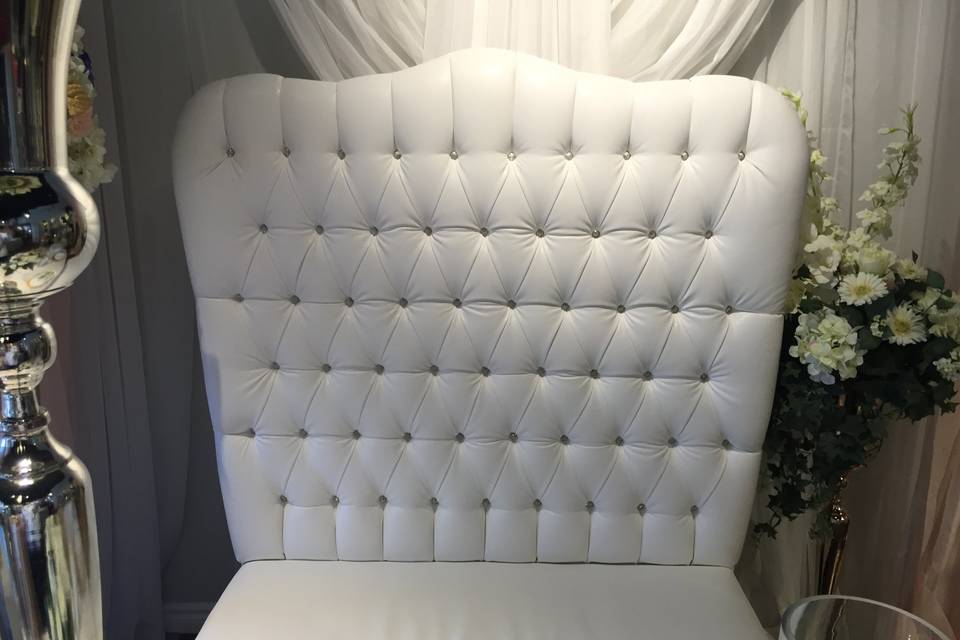 New Bridal banquet bench