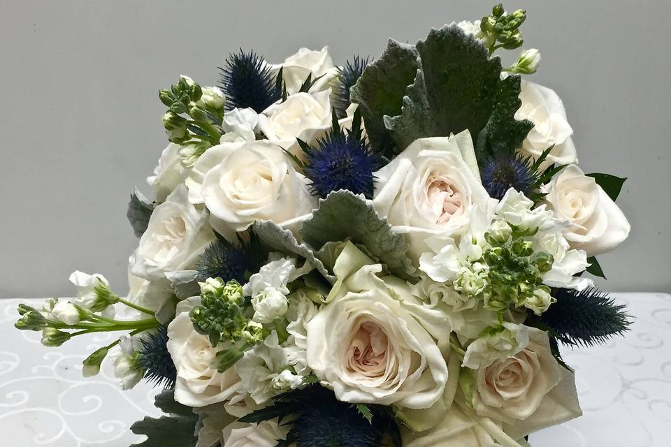 Bridal bouquet Scottish flair