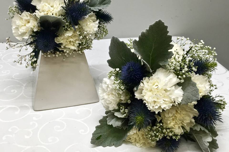 Scottish flair bridal bouquet