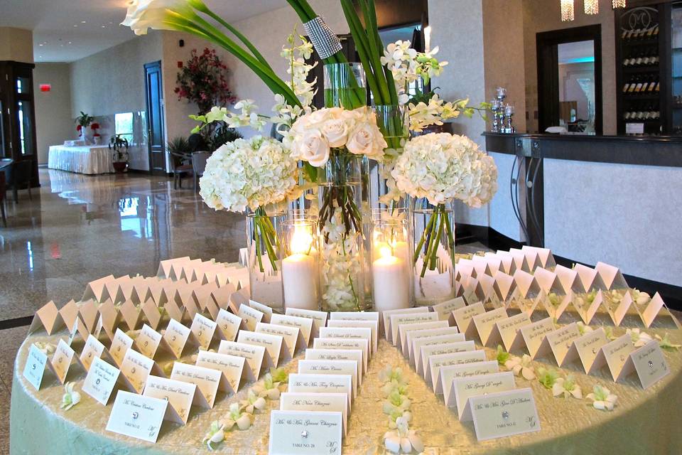 Escort card table