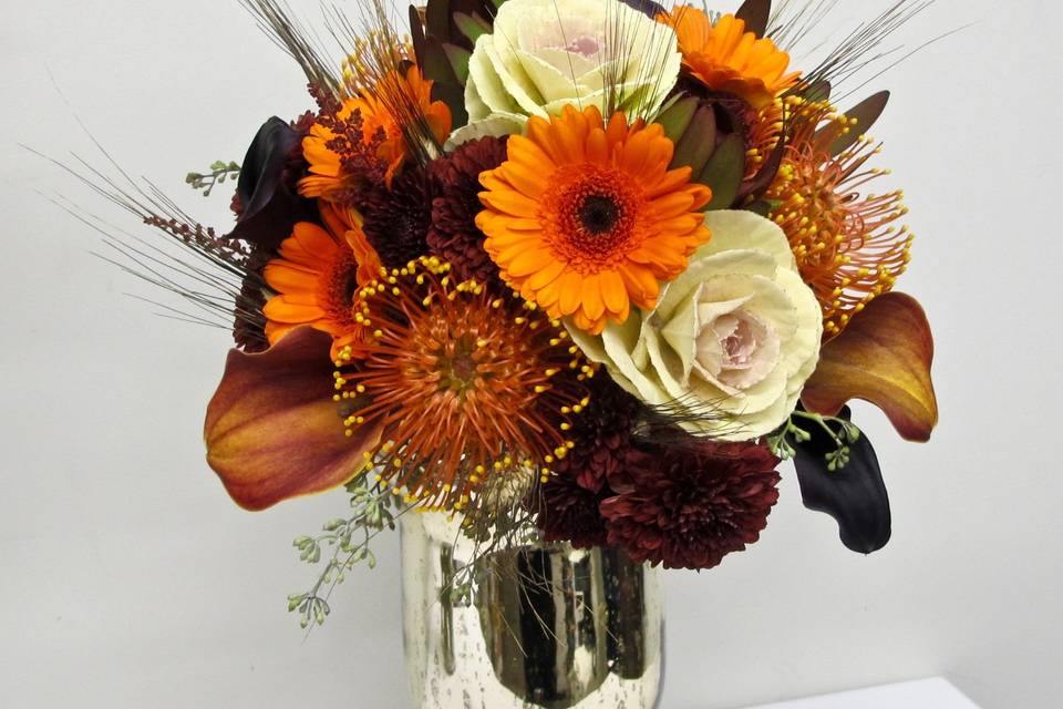 Fall bridal bouquet