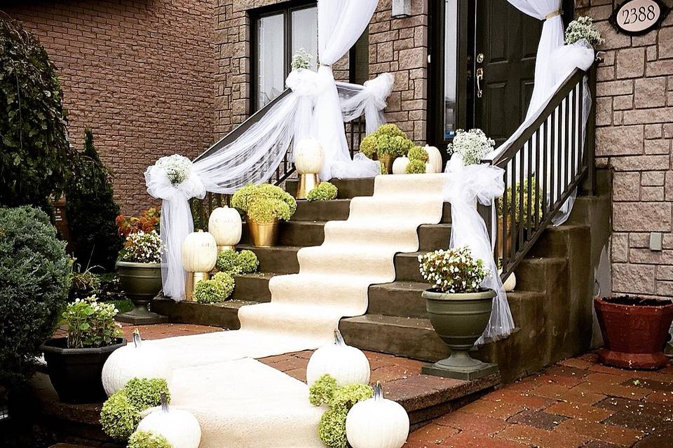 Halloween home decor wedding