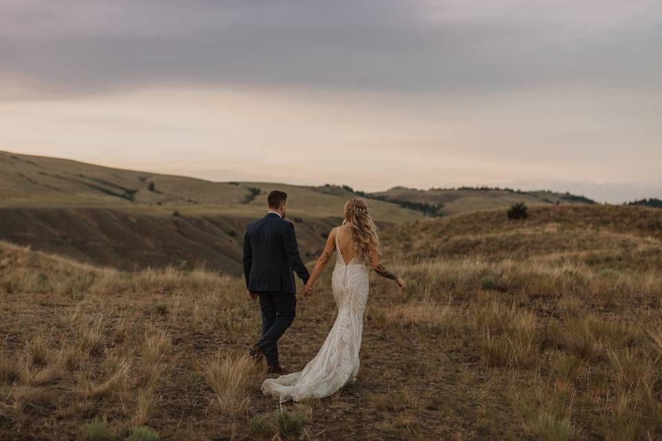 Bride and groom