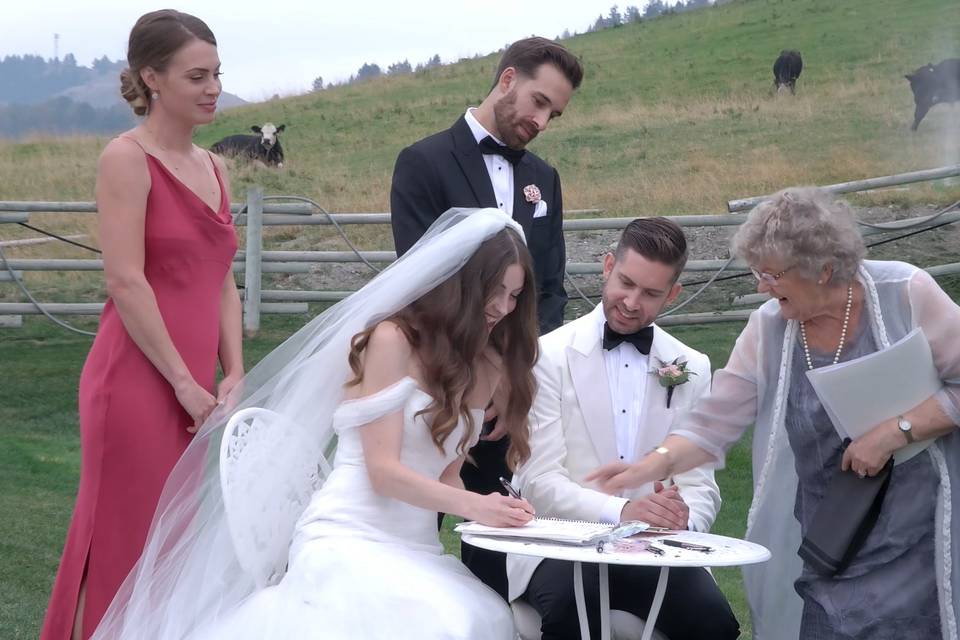 Signing of the registry