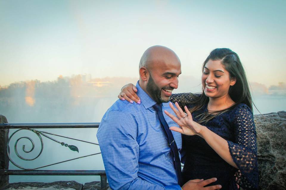 Niagara Falls engagement