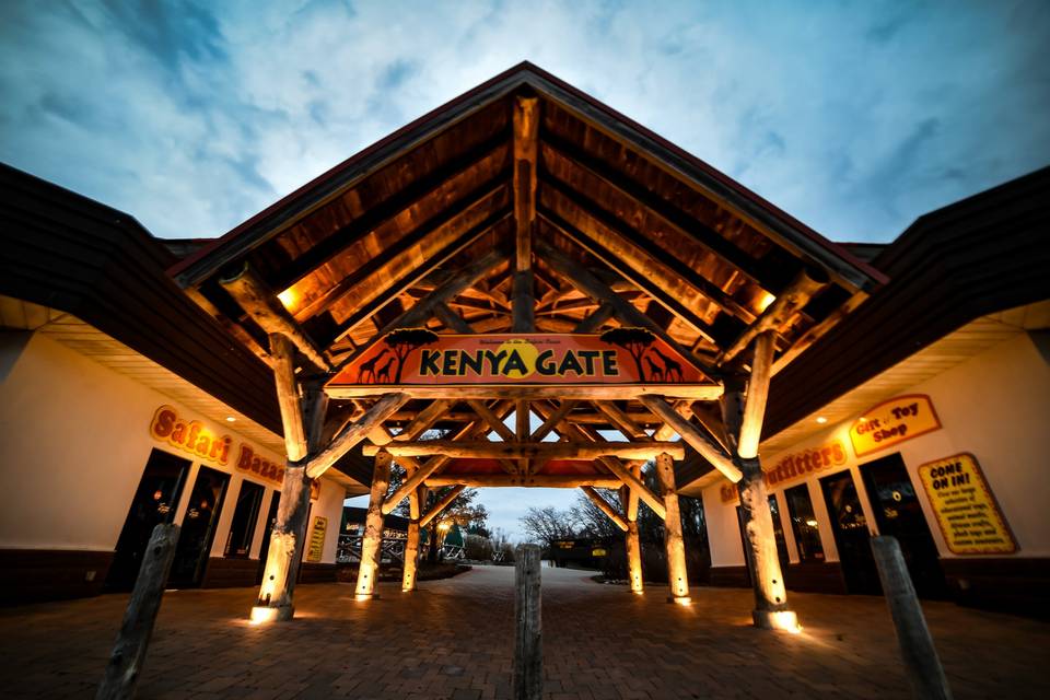 Enter through Kenya Gate