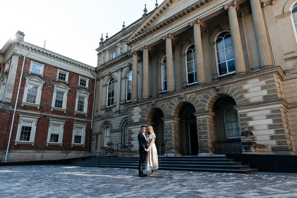 Wedding day photoshoot