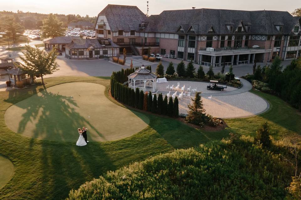 Golfclub wedding