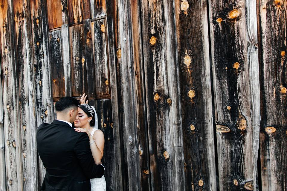 Wedding day photoshoot