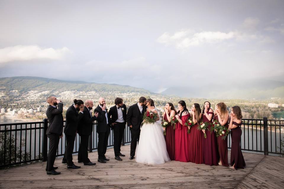 Stanley Park with Bridal Party