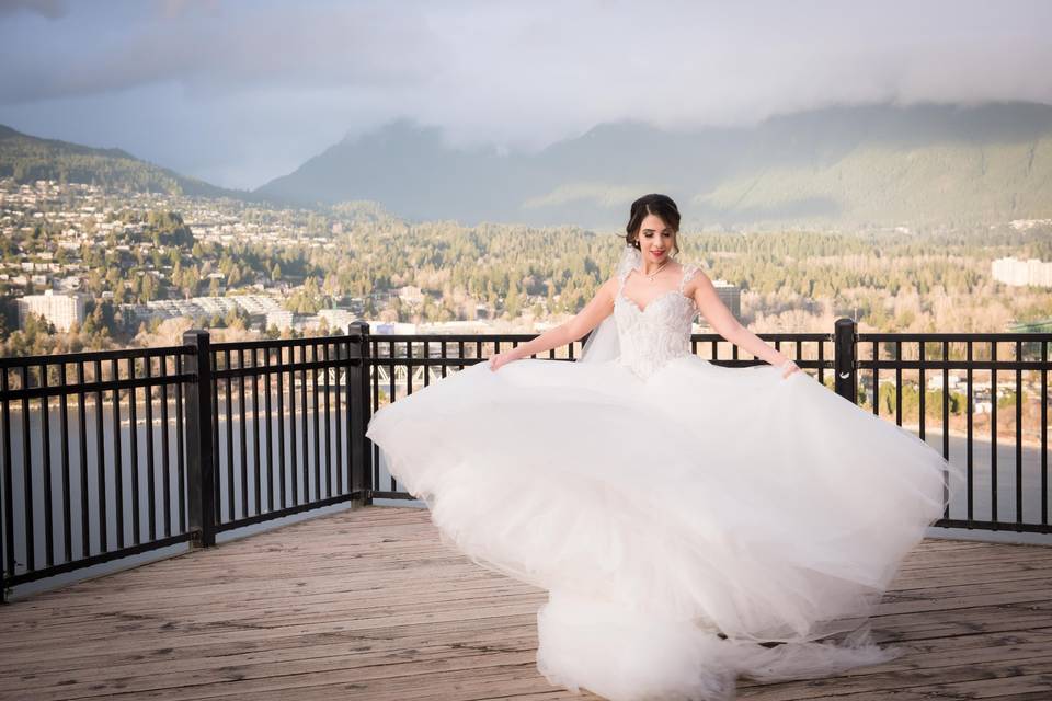 Stanley Park with Bridal Party