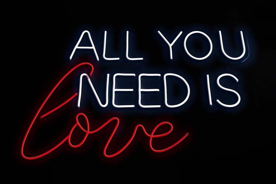 All you need is Love - Neon