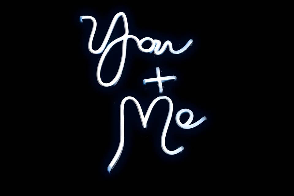 You + Me - Neon Sign