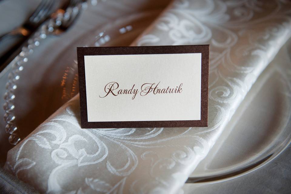 Place cards