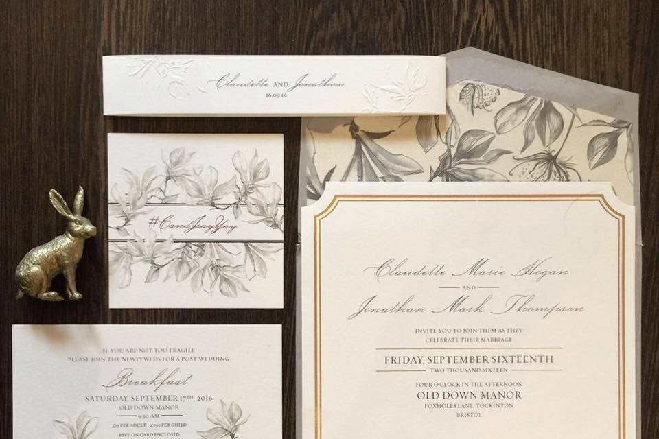 Calgary wedding invitations