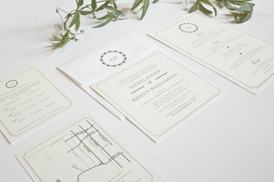 Calgary wedding invitations