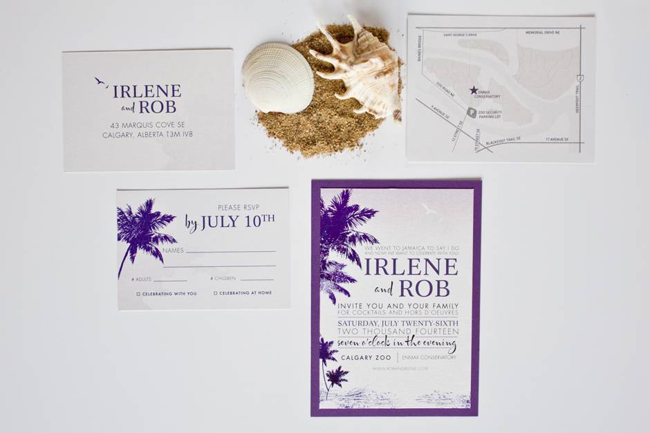 Calgary wedding invitations