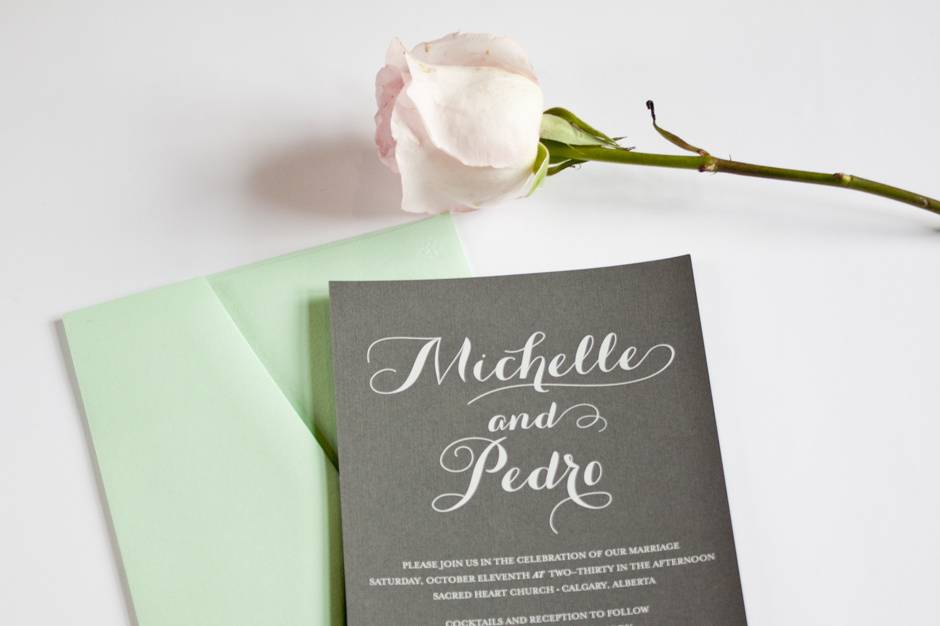 Calgary wedding invitations