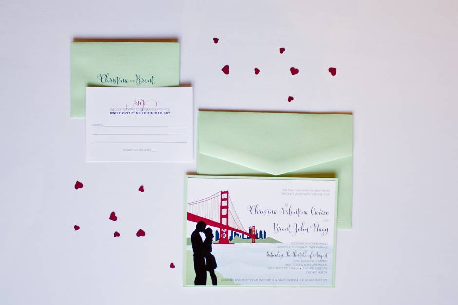 Calgary wedding invitations