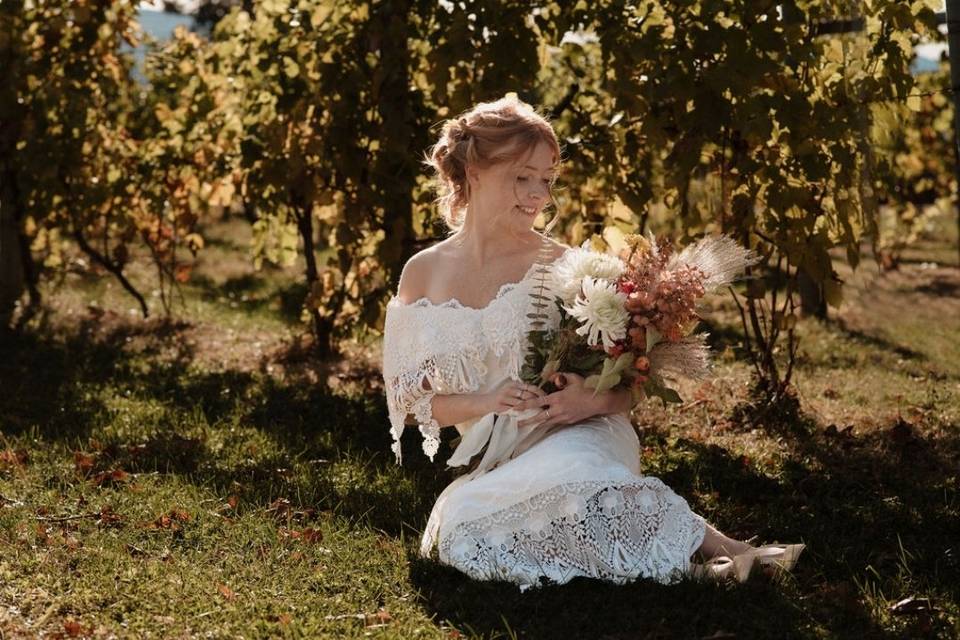 Bride in the Vineyard