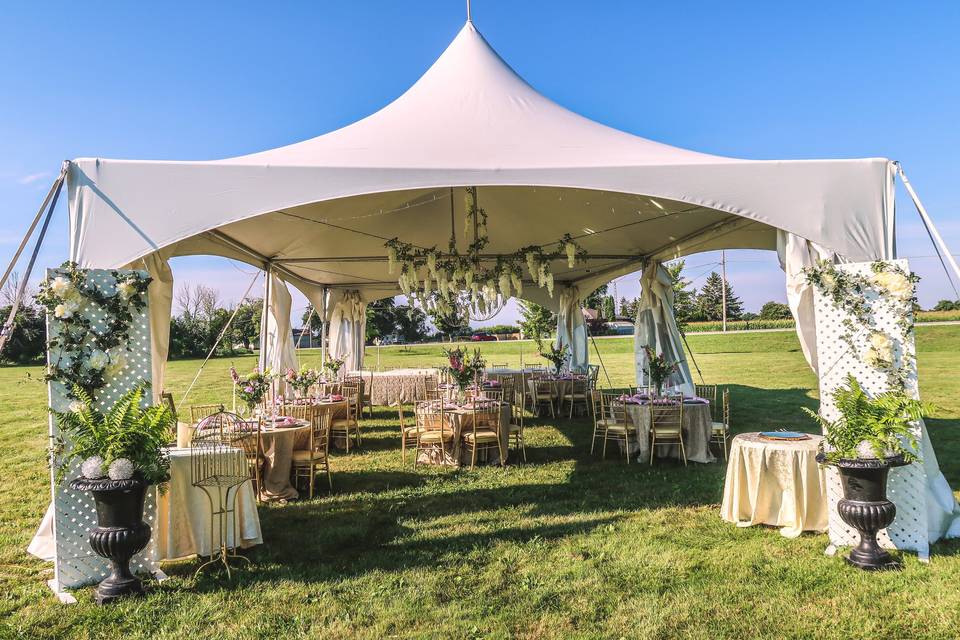 Tent Rental set Up