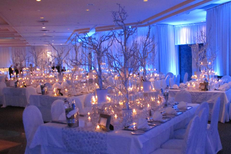 Reception table setup