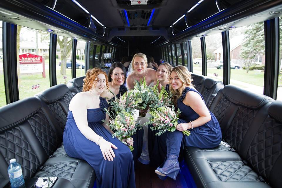 Bride and Bridesmaids