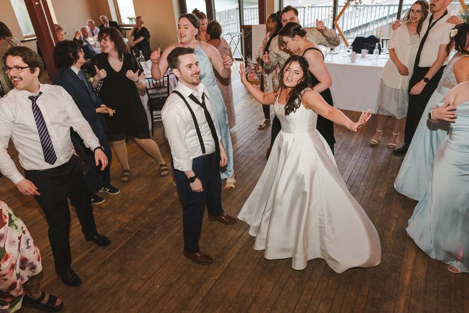 Packed Wedding Dance Floor