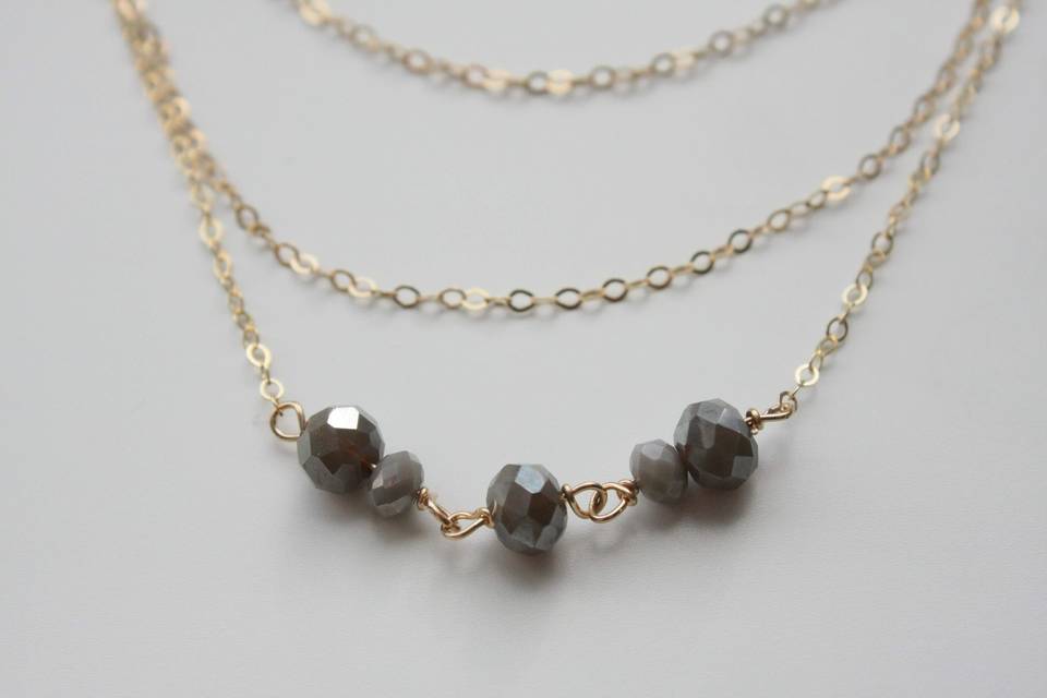 Custom bridesmaid necklace